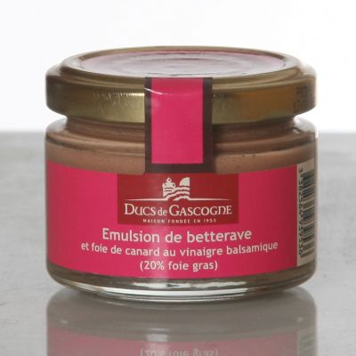 Mousse de foie gras betterave