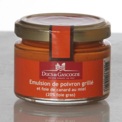 Mousse de foie gras poivron
