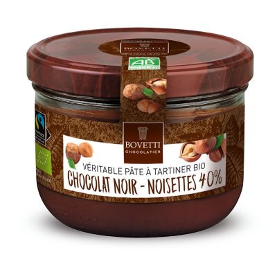 BOVETTI NOISETTES CHOCOLAT NOIR 350GR BIO