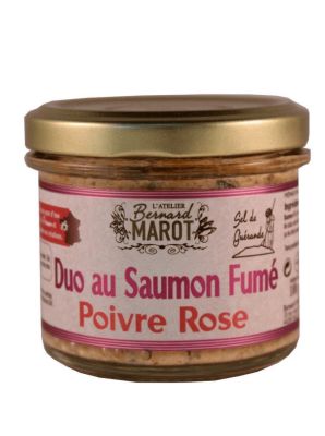 Saumon fumé au Poivre rose Sel de Guérande