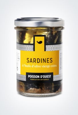 Sardines debout huile olive